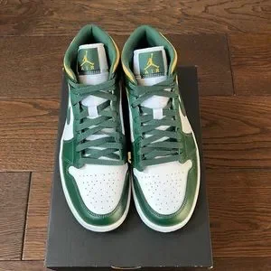 Jordan | Shoes | Nib Mens Air Jordan Mid Noble Green Pollen 